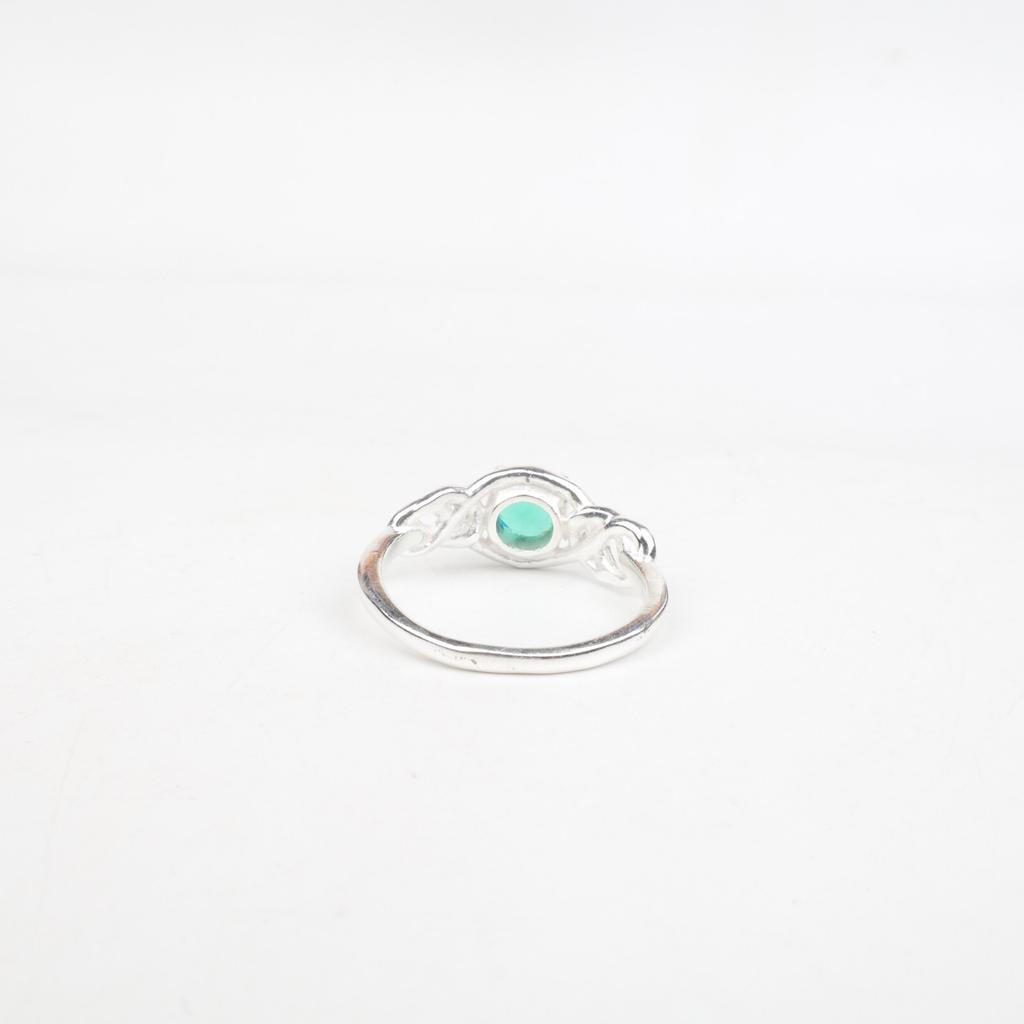 Chrome Diopside Gemstone 925Sterling Silver Jewelry Statement Ring Gift For Her CZR-6-11