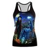 Halloween Animal Anime Digital Print Women's I-shaped Vest Yoga Top