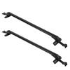   2x Aluminum Car Top Luggage Luggage Roof Rack     Carrier with 2 Buttons, Hvy Duty Roof Rack Compatible with Most Vehicles