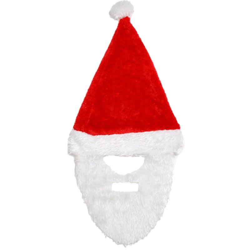 Plush Santa Hat Stage Props Hats Christmas Santa Cap Cosplay Costume Headwear