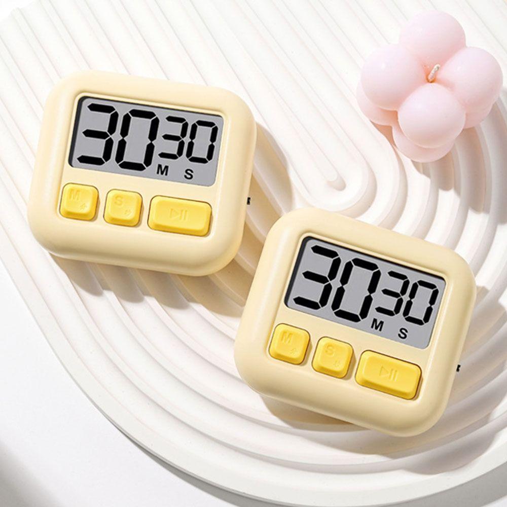 LCD Digital Kitchen Timer with Stand Alarm Clock Counter Portable Countup Timer Timer Reminder