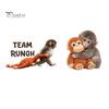 Helmet Decal Funny Monkey Hugging Plush Toy Sticker Quirky PVC Decals Waterproof Vinyl for Laptops Water Bottles Luggage Party Favors Kid Gifts