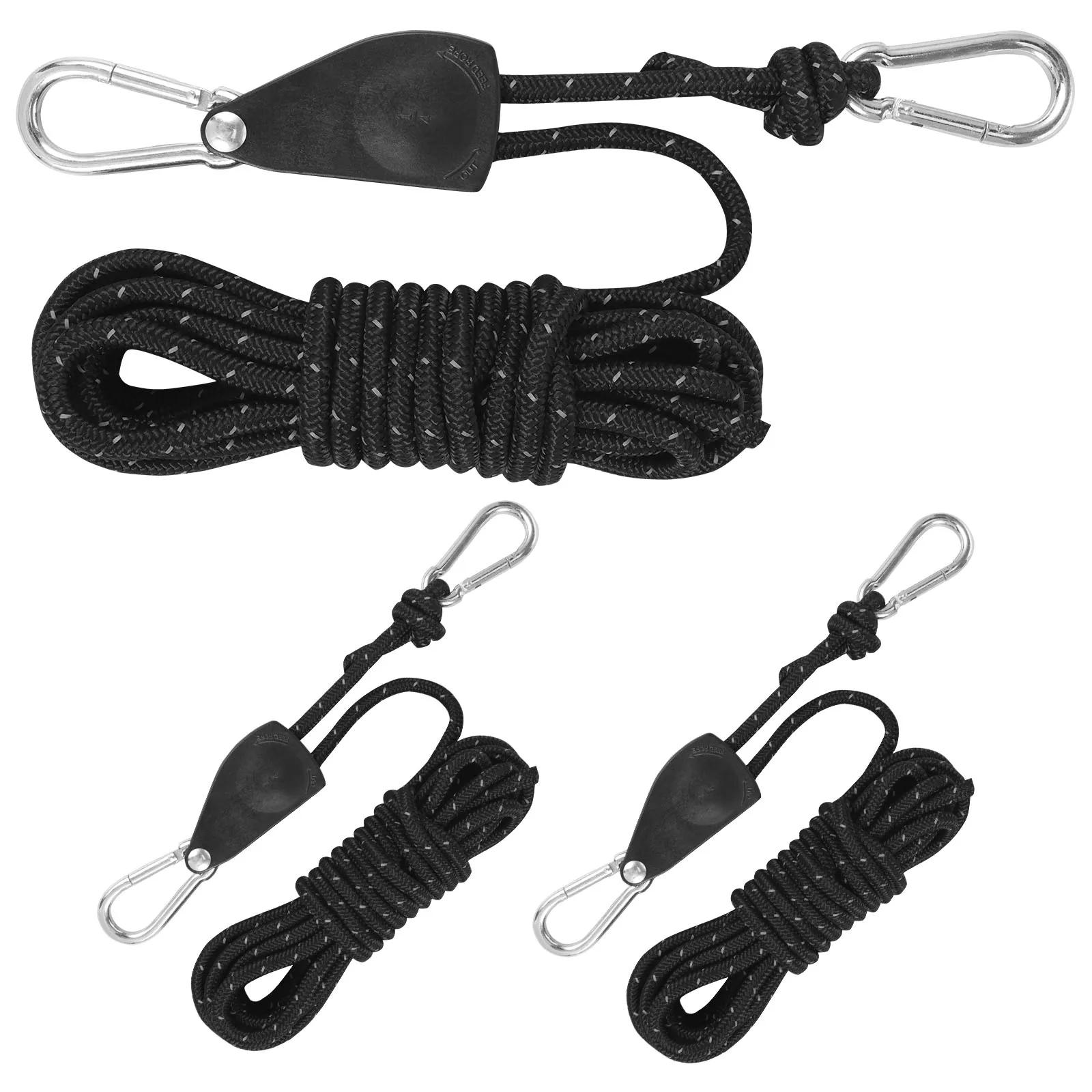 

3Pcs Portable Clothesline Travel Indoor Outdoor Clothes Drying Line Laundry Hanger for Yard Balcony Drying Rack