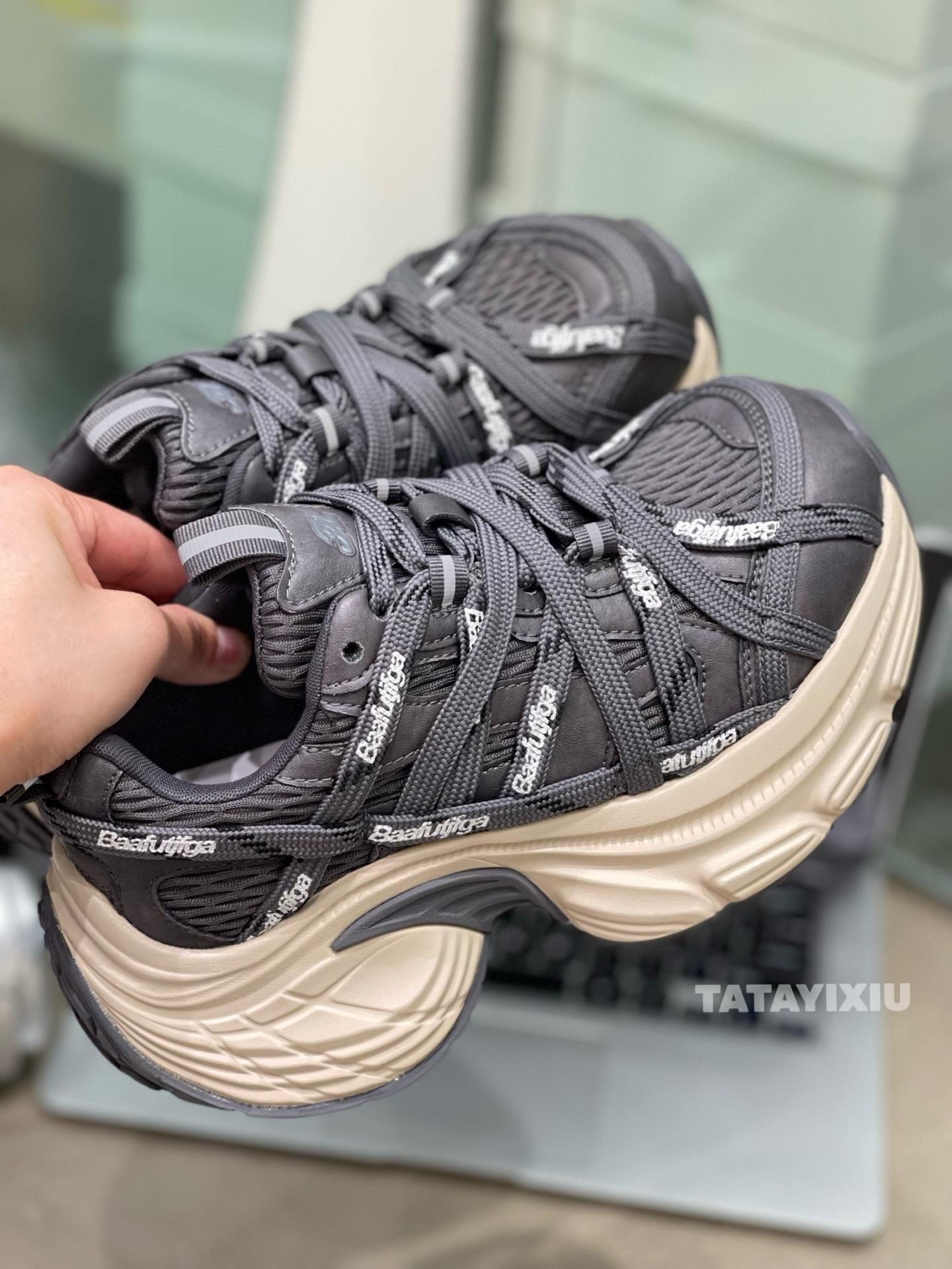 

2025 autumn new women s shoes platform height increase casual sports shoes versatile fashion trend leather dad shoes women 40 серый