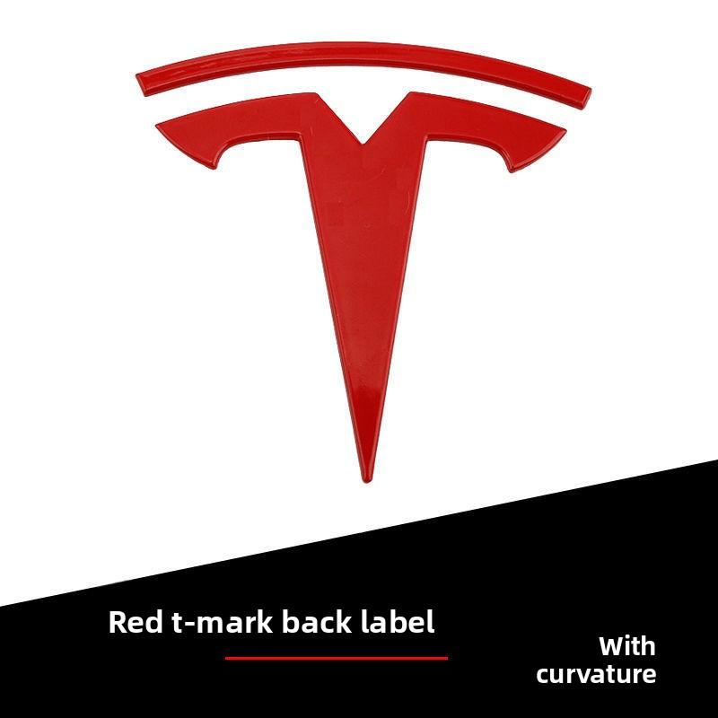 SGJPH1 For Tesla Model 3 Model Y Car Logo Badge Hood Front Grille Rear Trunk Decoration Sticker Accessories Cybertruck Roadster SpaceX