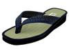 Taimei Shokai Tatami Sandals with Japanese Pattern Men's Japanese-made (132/Navy, M)