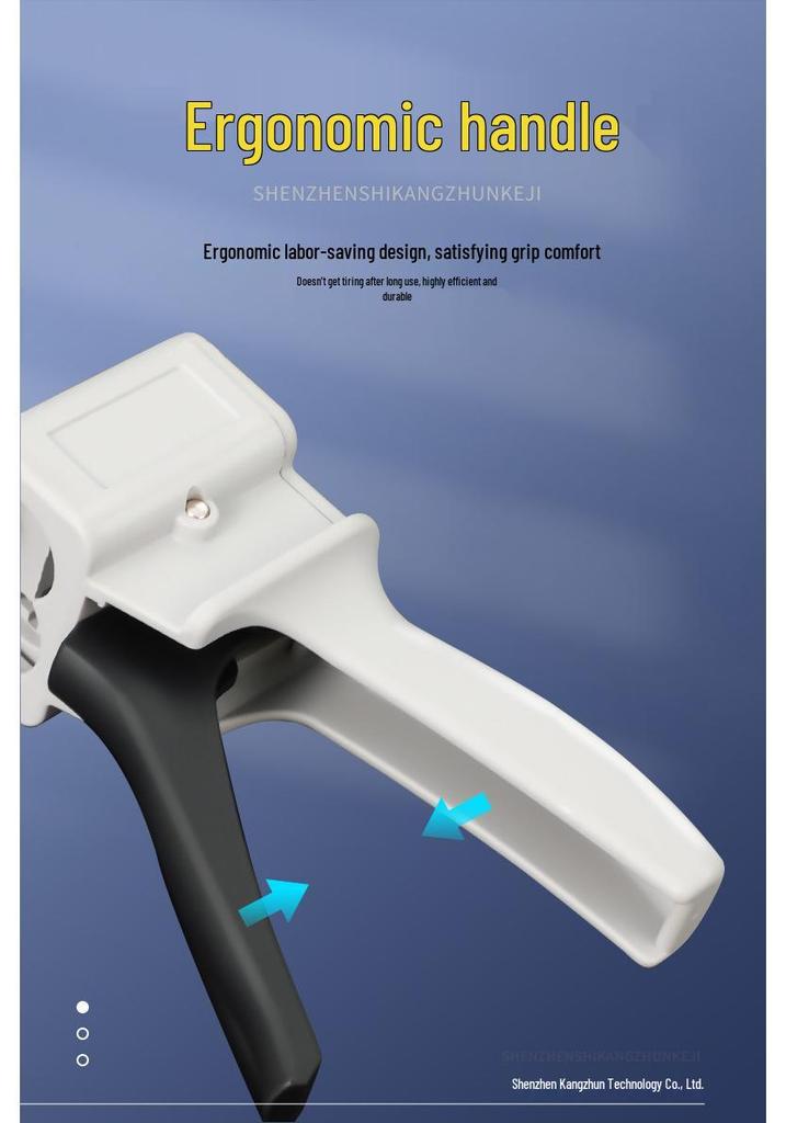 Manual Wireless AB Glue Gun: Single & Double Component Plastic Push-Type Caulking Gun