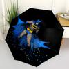 1pc Batman, Iconic Automatic Folding Umbrella - Compact 8-Rib Design, Durable Plastic & Iron, Daily Use Z1230044