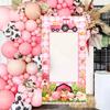 Farm Party Photo Booth Props Background Farm Photography Props Photo Booth for Birthday Baby Shower Party Supplies Backdrop