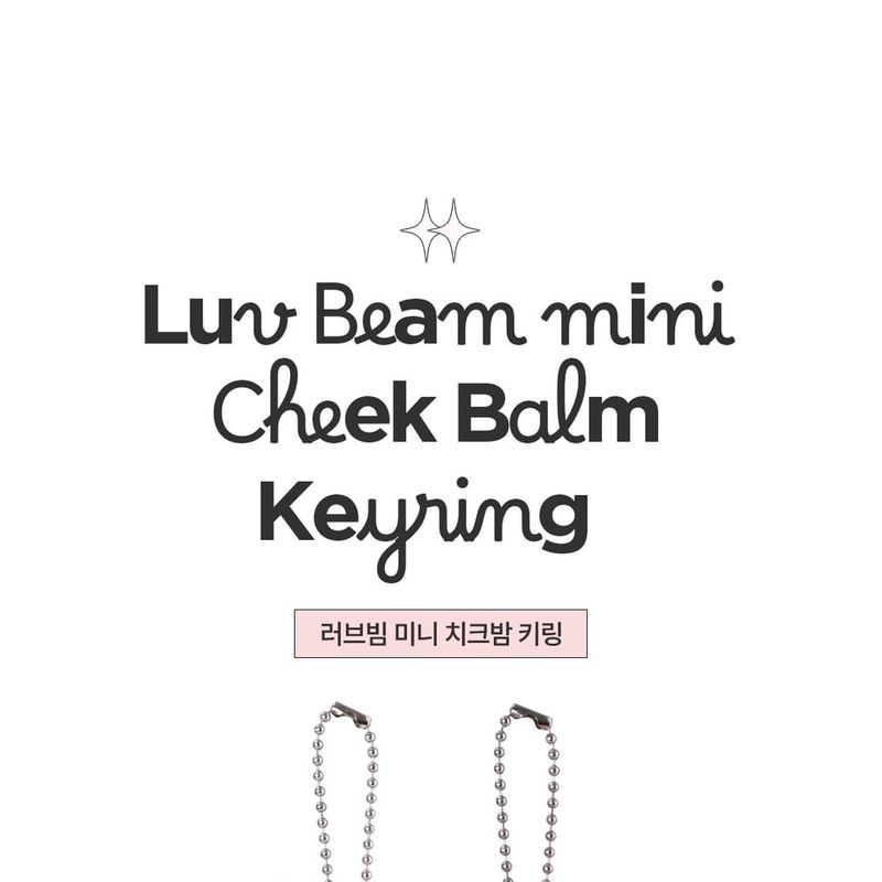 lilybyred - Luv Beam Mini Cheek Balm Keyring #Podo Beam Bundle Set