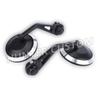 2PCS Motorcycle Bar End Mirror Handlebar Rear View Mirrors For BMW F800R F900R 1000R S1000R S1000RR S1000XR R1200R R1250R G310R