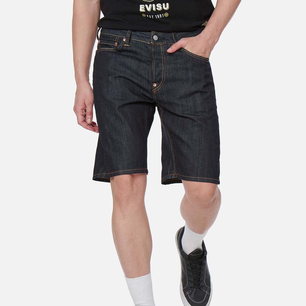Evisu SS22 Shorts Men's Denim Blue 2ESHTM2DS207XXCT