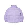 MLB Basic Logo Los Angeles Dodgers Logo Stand Collar Comfortable Bread Jacket Down Jacket Winter Unisex Jacket Light-Purple 3ADJB0116-07LDL