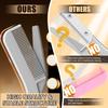 1Pcs Professional Eyebrow Scissors With Combs Stainless Steel Trimmer For Precise Grooming And Shaping