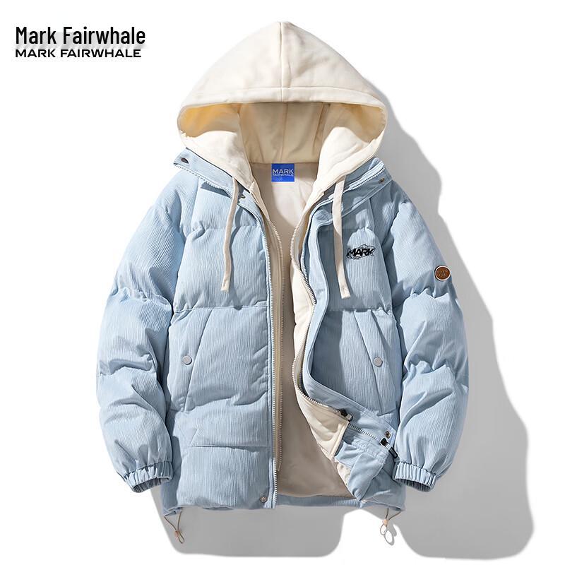 Mark Hua Fei Men's Retro Hooded Padded Puffer Jacket