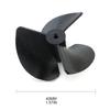 Profession 3-blades Propellers with 2mm Shaft Hole Durable Nylon Paddle for Boat Fan Shape Plastic Paddle