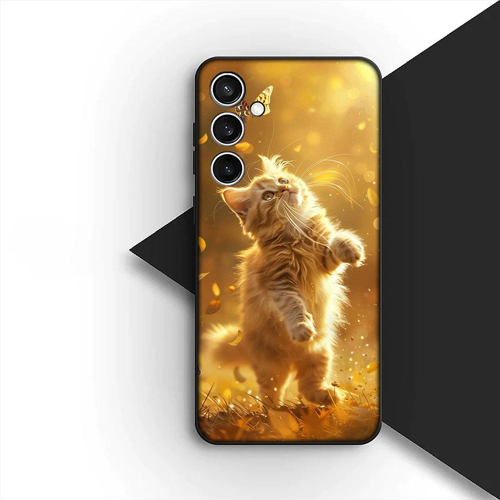 

Kitten Cat Meow Silicone Cover for Xiaomi Redmi Note 14 13 Pro Plus ProPlus 14C A3 Pro+ 14Pro 5G Coque Phone Case Redmi Note 14 Pro 5G (Global)