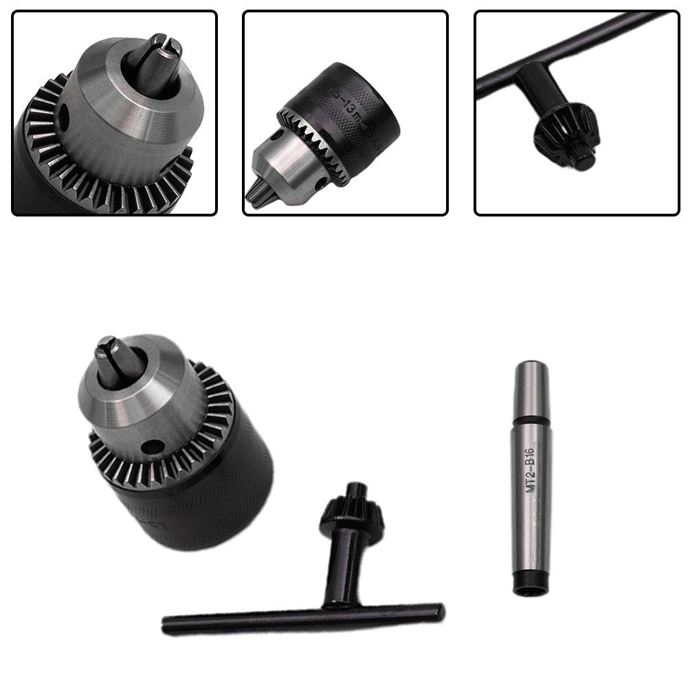 Mini Metal Lathe Tail Stock Drill Chuck with MT2 For Morse Taper Arbor for Light Workshop and Hobbyist Drilling Applications