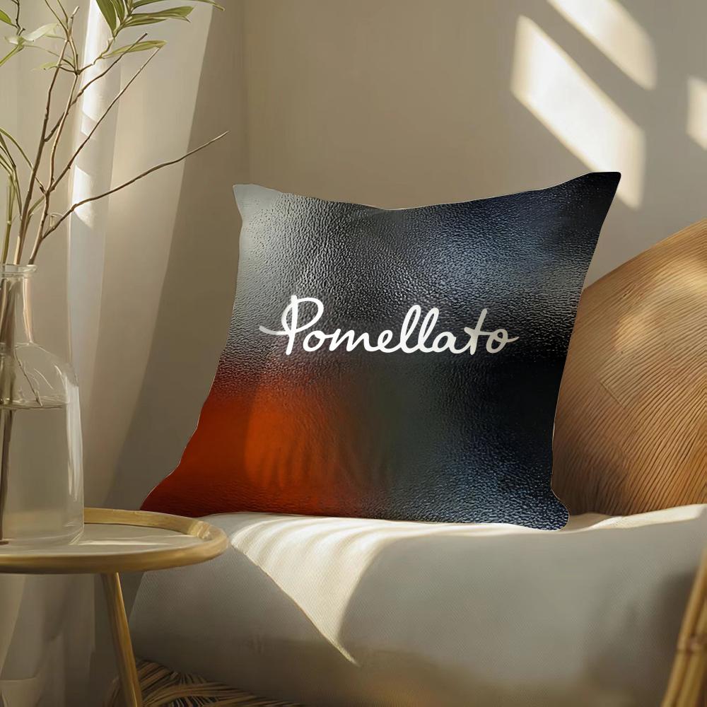 P-Pomellato Cushion Cover Soft Short Plush Pillow Cover Smooth Cozy Texture Aesthetic Cushion Case Home Decor