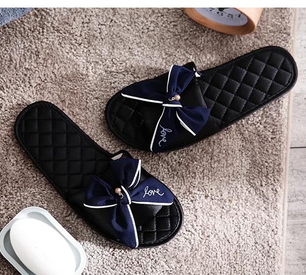 Mode Damen Pantoletten 2025 Sommerstil Mode Hausschuhe Sandalen Flip Flops Damen Lässige Strand Pantoletten Schleifensandalen Bequeme Flache Schuhe