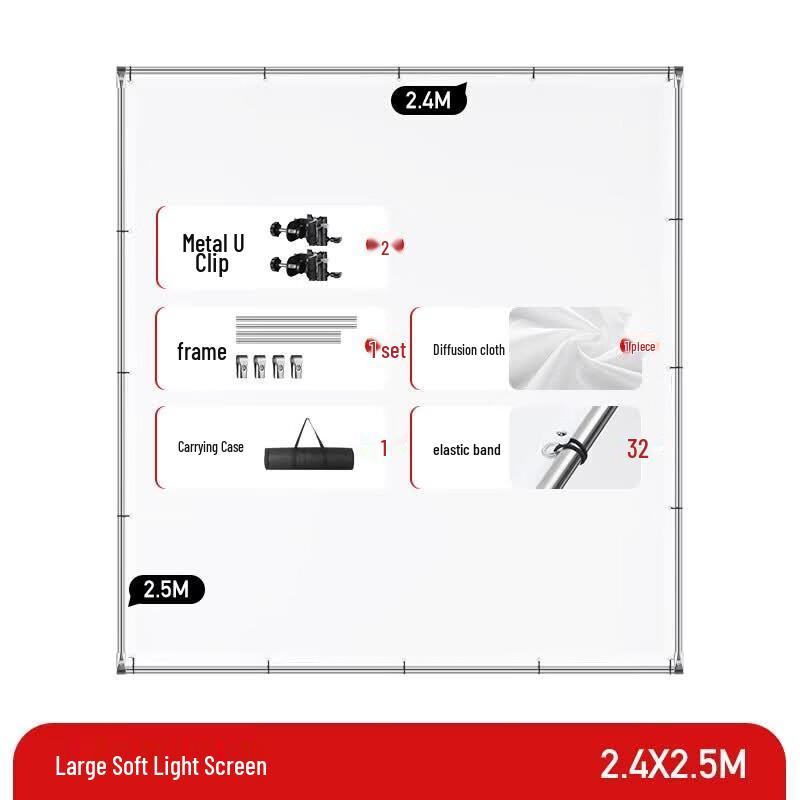 Miaotu Professional Photography Softbox Screen