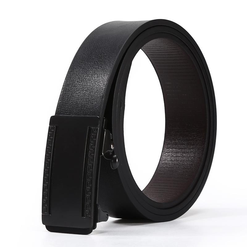 Belt Men'S Classic Inner Wear Toothless Automatic Buckle Belt Business Belt Run Jianghu Stall