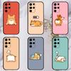 Süßer Corgi Welpe   Handyhülle Für Samsung S23,23,22,30,21,10,9,Note20 Ultra,Lite,Ultra,5G,Plus,FE,Schwarze Weiche Hülle