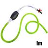 1/1.5m Car Fuel Pump Kit Cut Pipe Manual Hand Suction Pipe Pumping Durable Universal for Liquid Petrol Tuning Fuel Diesel Pump