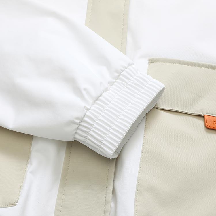 Fila Fusion Color Block Outdoor Casual Jacket Women Jackets White T11W211708FWT