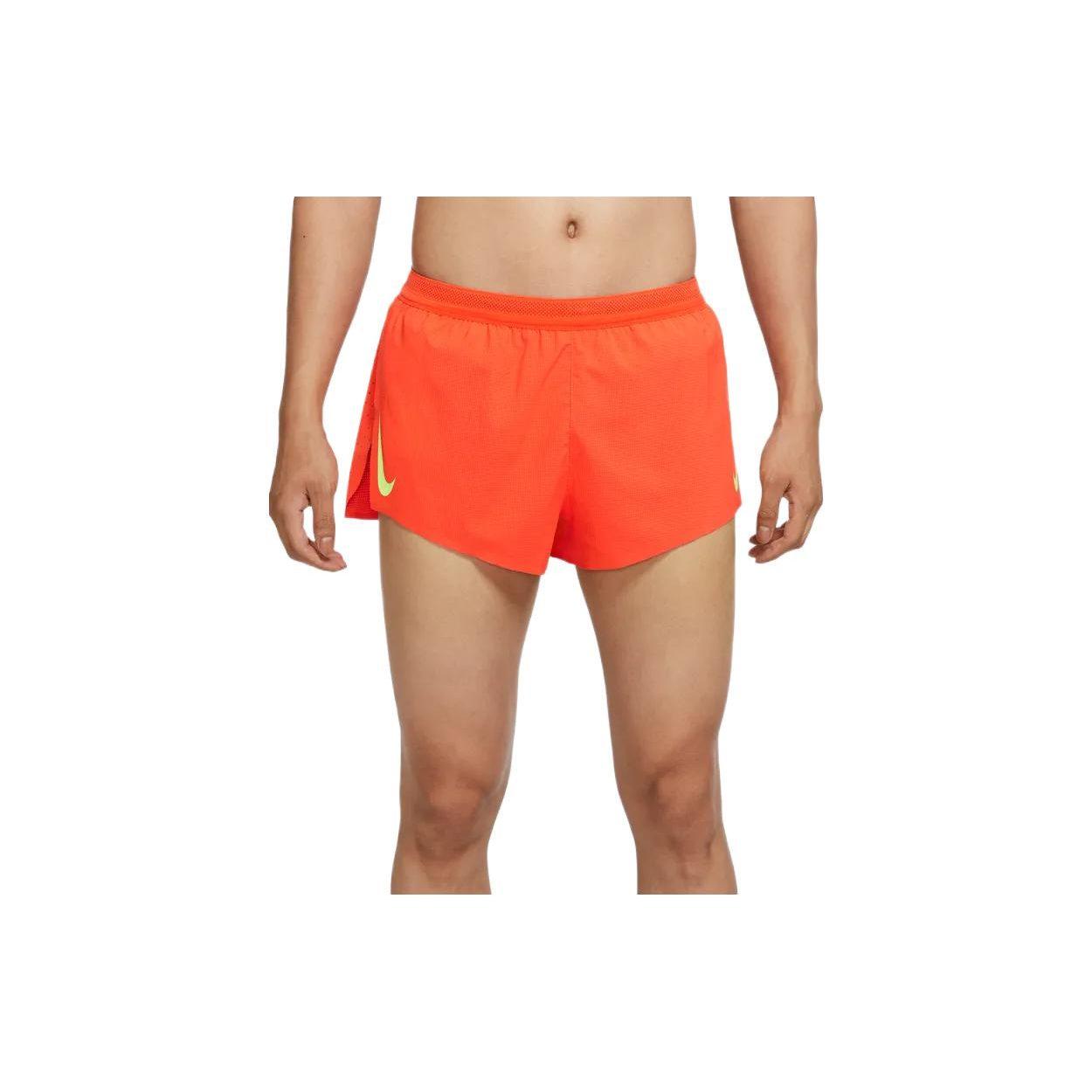 Nike Casual Shorts Men`s Orange Moderate