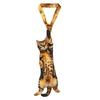 3D Cat Cat-shaped Unisex's Tie Animal Pattern Novelty Kitten Necktie Lifelike Satin Fabric Creative Neck Tie For Party Wedding