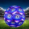 Chelsea F.C. Aufdruck Größe 5 Fußball, PU Abriebfester Fußball für Spieltraining und tägliches Üben, Geburtstagsgeschenk für Fußballfans