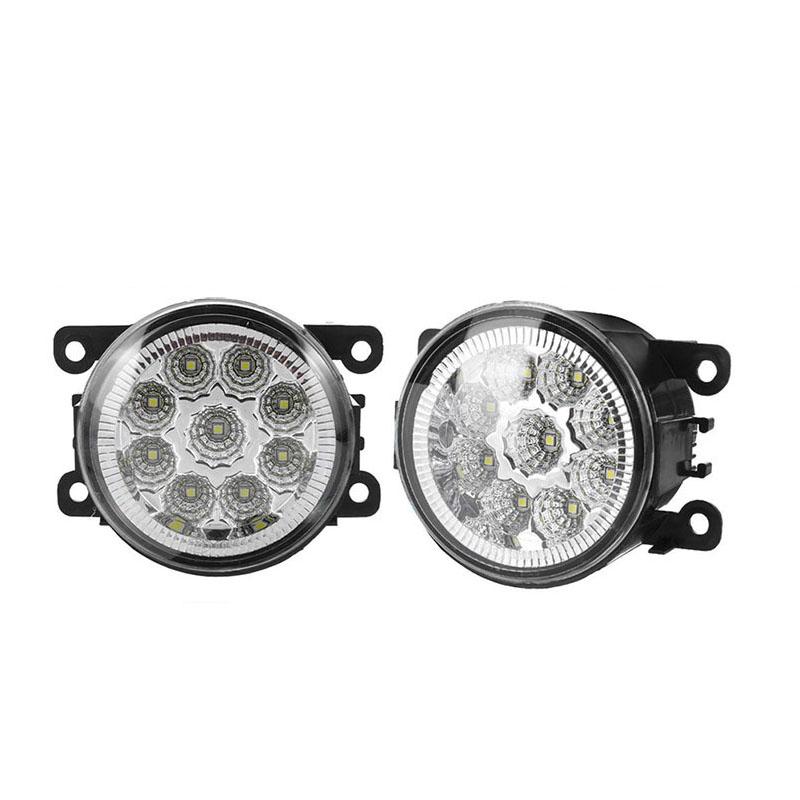 For Suzuki Swift 2014 2015 2016 Car LED White Front Bumper DRL Daytime Driving Running Lamp Fog Light Foglight Foglamp 1pair LED fog lamp