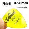 Alice H Transparenter Glänzender Gitarren-Fingerplektrum - Buntes Design