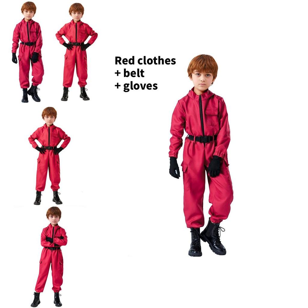 Costumes Cosplay sur le Thème Squid Game en Polyester pour Jouer le Rôle des Enfants