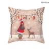 Vánoční povlak na polštář Elk Sněhulák Ornament Vánoční přívěsek Noel 2022 Veselé Vánoce Home Decor Natal Šťastný Nový Rok 2023 Dárek