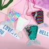 Children's Mermaid Sequin Lanyard Coin Purse - Girls' Crossbody Wallet