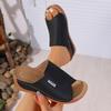 Fashion New Open Toe Women's Wedge Sandals White Summer Fashion Breathable Comfortable Sandals Woman Buckle Female Footwear Woman Shoes