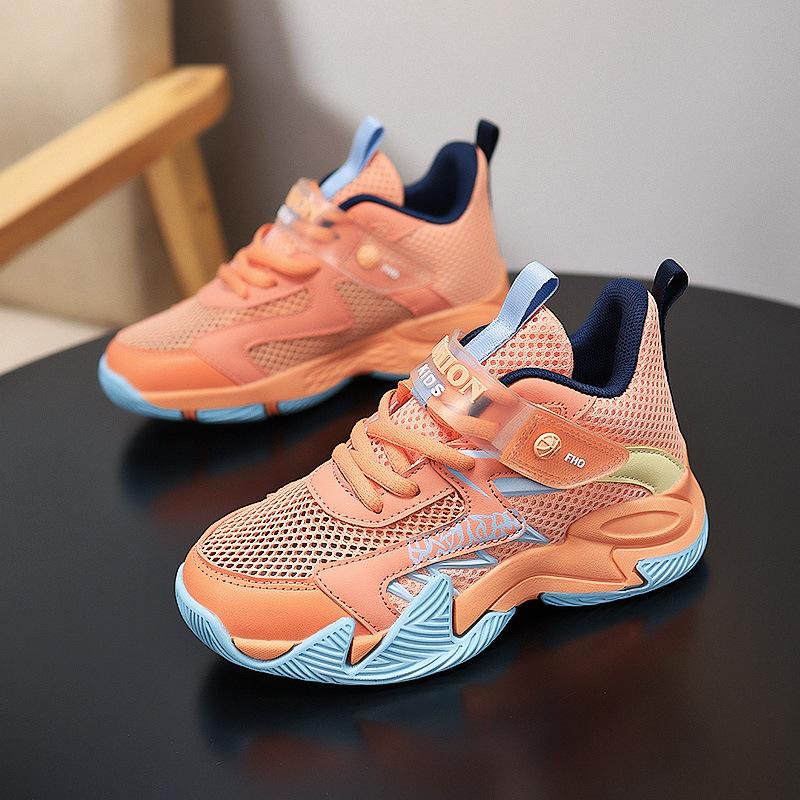 

Summer children s basketball sports shoes new middle school children primary school boys play mesh professional training shoes 40