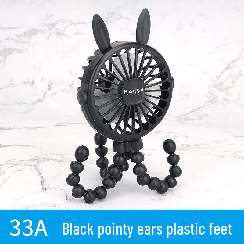 Versatile Portable Mini Fan: Hangable, Standable, or Wrappable - Ideal for Dorms and Outdoor Use