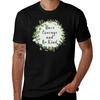 Have Courage Quote In Wreath Tshirt Christmas Theme Tee Top
