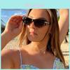 Triangle Sun Glasses For Women With Cat Eye Frame Uv400 Antiglare For Beach And Outdoor Fashion
