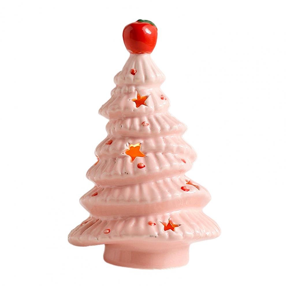 Ceramic Christmas Tree Decor Unique Christmas Tree Shape Festive Ceramic Christmas Trees for Home Decor Gift Giving for Tabletop