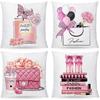 Perfume Bottle Pillow Cover Fashion Women'S Pet Home Sofa Car Ornament French Cushion Cover Premium Durable Quality