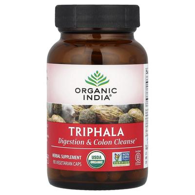 Organic India Triphala Veggie Capsules, 90 Count