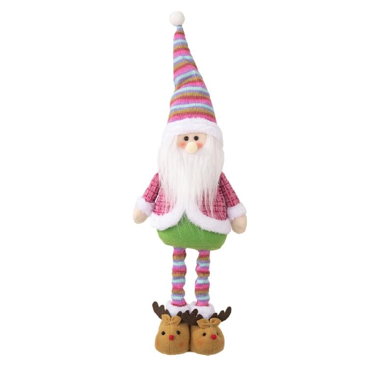

Expandable Standing Dolls Santa/Snowman Toy with Extendable Legs Festival Home Decoration Christmas Party Supplies