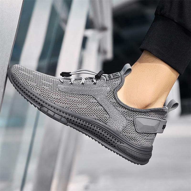 Mode 2024 Neue Schuhe Herren Slipper Leichte Walking Atmungsaktiv Sommer Bequeme Freizeitschuhe Herren Sneaker Zapatillas Hombre