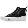 Li Ning CF Wear Resistant And Lightweight High Top Skateboard Shoes Men's Black White AGCR319-2