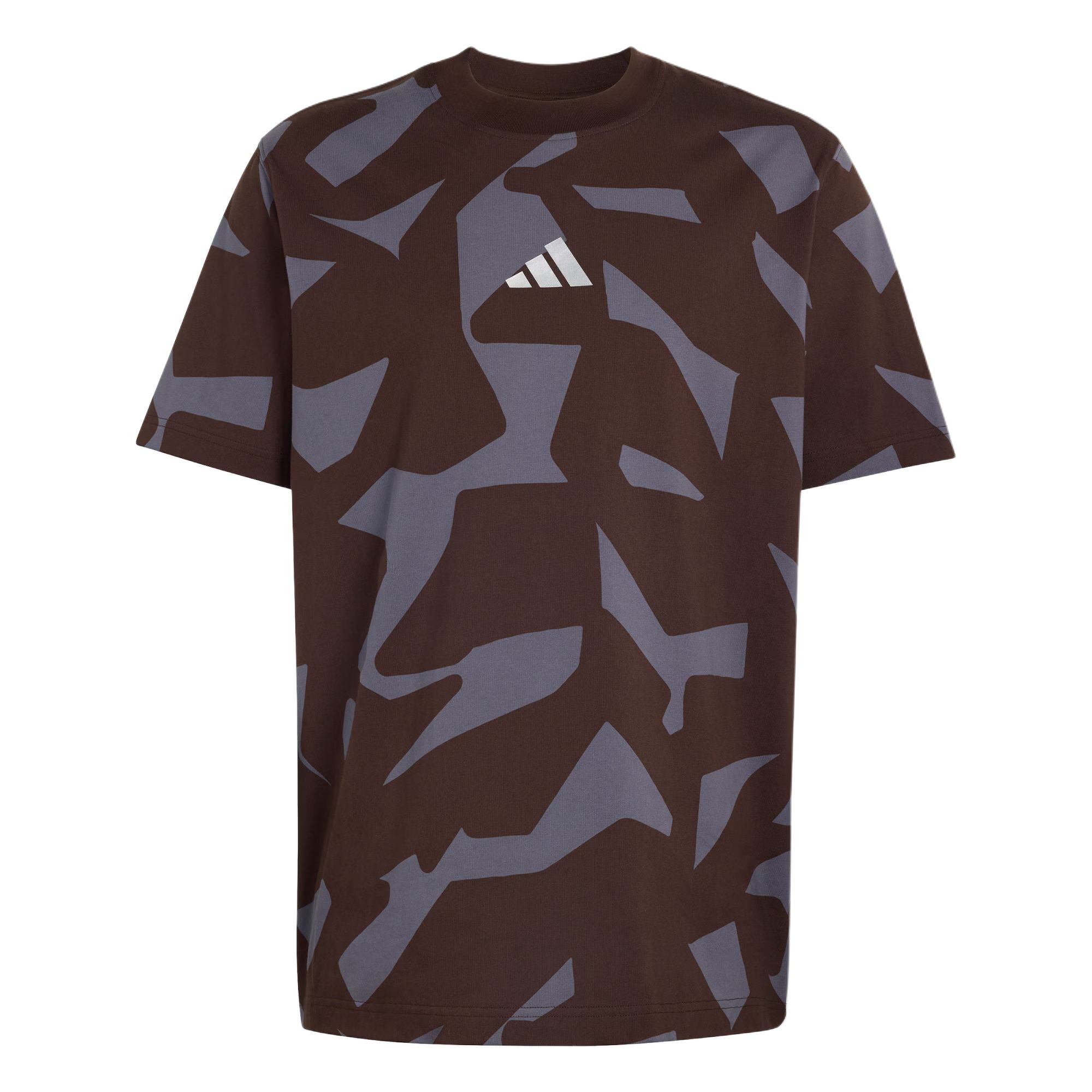 

Adidas AMG Camo Cotton Knit Loose Short Sleeve Racing T-Shirt Men Tops KQ8353 M