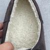 Johnature Retro Plüsch Damenschuhe Rinds Wildleder Flachboden Wildleder Lässig Elastisches Band Warme Baumwollschuhe